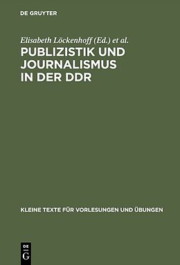 E-Book (pdf) Publizistik und Journalismus in der DDR von 