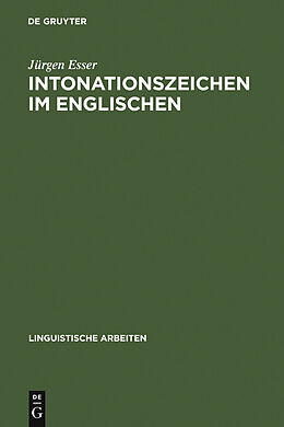 E-Book (pdf) Intonationszeichen im Englischen von Jürgen Esser
