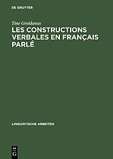 E-Book (pdf) Les constructions verbales en français parlé von Tine Greidanus