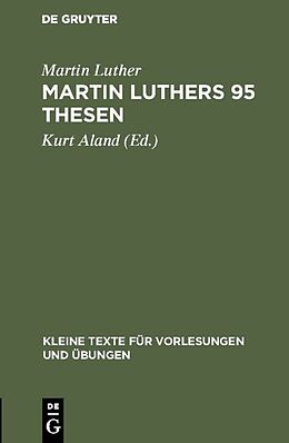 E-Book (pdf) Martin Luthers 95 Thesen von Martin Luther