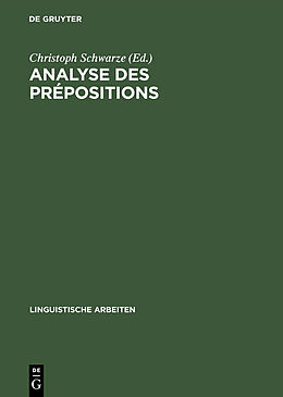 E-Book (pdf) Analyse des prépositions von 