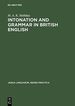eBook (pdf) Intonation and grammar in British English de M. A. K. Halliday