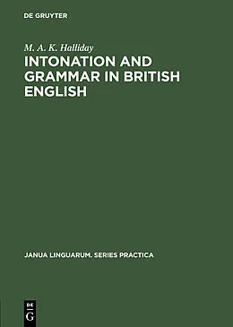 E-Book (pdf) Intonation and grammar in British English von M. A. K. Halliday