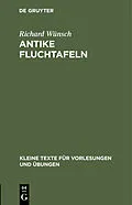 E-Book (pdf) Antike Fluchtafeln von Richard Wünsch