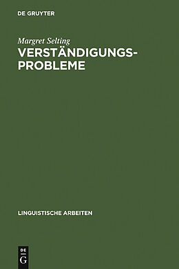 E-Book (pdf) Verständigungsprobleme von Margret Selting