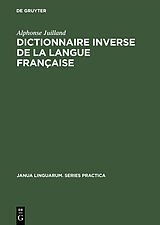 eBook (pdf) Dictionnaire inverse de la langue française de Alphonse Juilland