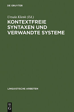 E-Book (pdf) Kontextfreie Syntaxen und verwandte Systeme von 