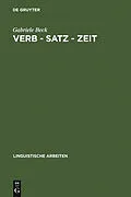 E-Book (pdf) Verb  Satz  Zeit von Gabriele Beck