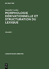 eBook (pdf) Morphologie dérivationnelle et structuration du lexique de Danielle Corbin