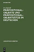 E-Book (pdf) Präpositionalobjekte und Präpositionalobjektsätze im Deutschen von Eva Breindl