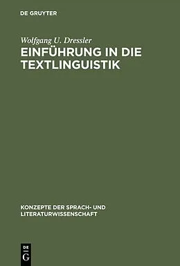 E-Book (pdf) Einführung in die Textlinguistik von Wolfgang U. Dressler