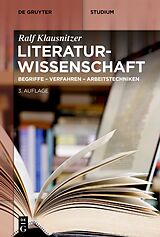 Kartonierter Einband Literaturwissenschaft von Ralf Klausnitzer