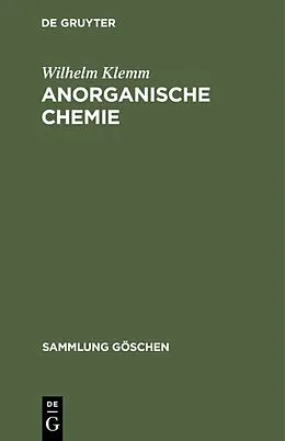 E-Book (pdf) Anorganische Chemie von Wilhelm Klemm