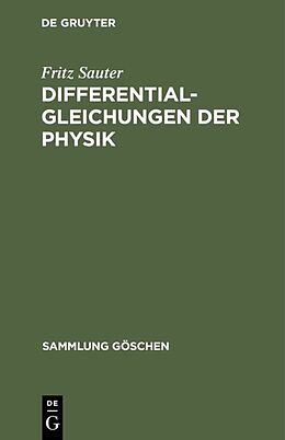 E-Book (pdf) Differentialgleichungen der Physik von Fritz Sauter