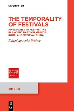 Couverture cartonnée The Temporality of Festivals de 