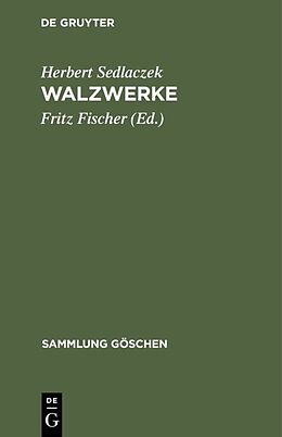 E-Book (pdf) Walzwerke von Herbert Sedlaczek