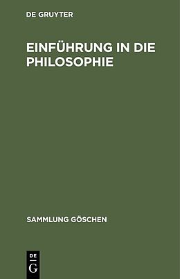 E-Book (pdf) Einführung in die Philosophie von 