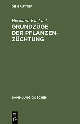 E-Book (pdf) Grundzüge der Pflanzenzüchtung von Hermann Kuckuck