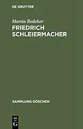 PDF Friedrich Schleiermacher von Martin Redeker