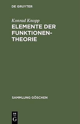 E-Book (pdf) Elemente der Funktionentheorie von Konrad Knopp