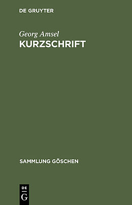 E-Book (pdf) Kurzschrift von Georg Amsel