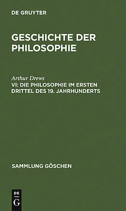 E-Book (pdf) Die Philosophie im ersten Drittel des 19. Jahrhunderts von Arthur Drews