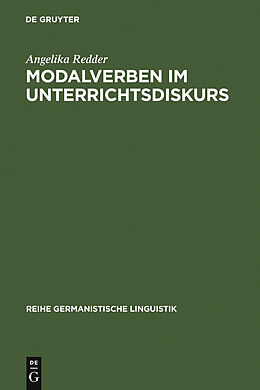 E-Book (pdf) Modalverben im Unterrichtsdiskurs von Angelika Redder