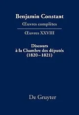 Fester Einband Discours à la Chambre des députés (1820-1821) von 