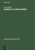 E-Book (pdf) Formale Sprachen von Ursula Klenk