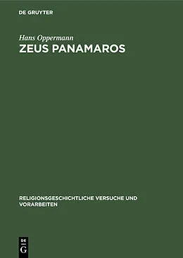 PDF Zeus Panamaros von Hans Oppermann