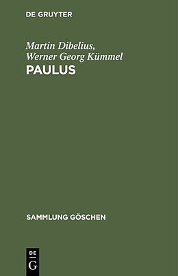 E-Book (pdf) Paulus von Martin Dibelius, Werner Georg Kümmel