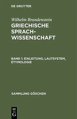 PDF Einleitung, Lautsystem, Etymologie von Wilhelm Brandenstein