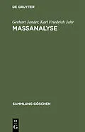 PDF Maßanalyse von Gerhart Jander, Karl Friedrich Jahr