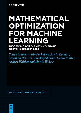 Livre Relié Mathematical Optimization for Machine Learning de 