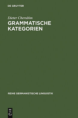E-Book (pdf) Grammatische Kategorien von Dieter Cherubim