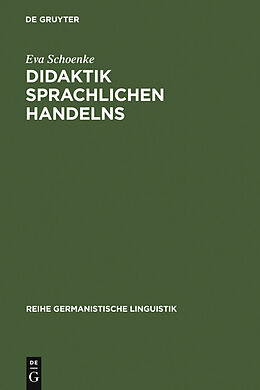 E-Book (pdf) Didaktik sprachlichen Handelns von Eva Schoenke