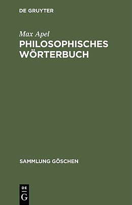 E-Book (pdf) Philosophisches Wörterbuch von Max Apel