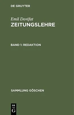 PDF Redaktion von Emil Dovifat