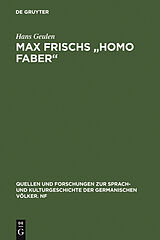 E-Book (pdf) Max Frischs &quot;Homo faber&quot; von Hans Geulen