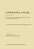 E-Book (pdf) Die Bistümer der Kirchenprovinz Mainz. Das Erzbistum Mainz 3: Die Mainzer Erzbischöfe von 1089 bis 1200 von Christoph Waldecker