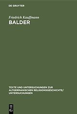 E-Book (pdf) Balder von Friedrich Kauffmann