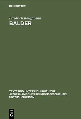 E-Book (pdf) Balder von Friedrich Kauffmann