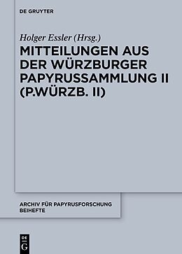 E-Book (pdf) Mitteilungen aus der Würzburger Papyrussammlung II (P.Würzb. II) von 