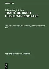 E-Book (pdf) Filiation, incapacités, libéralités entre vifs von Y. Linant de Bellefonts