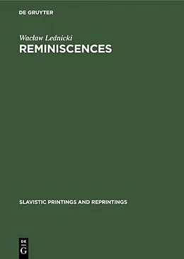 E-Book (pdf) Reminiscences von Wacaw Lednicki