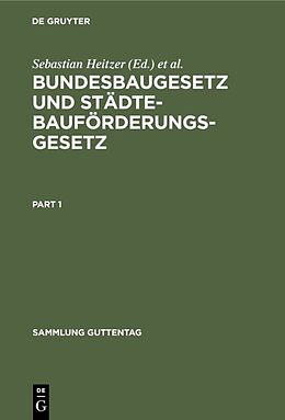 E-Book (pdf) Bundesbaugesetz und Städtebauförderungsgesetz von 
