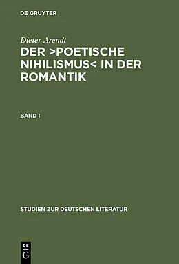 E-Book (pdf) Band I von Dieter Arendt