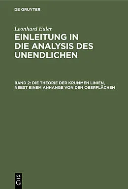 PDF Die Theorie der krummen Linien, nebst einem Anhange von den Oberflächen von Leonhard Euler