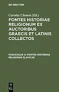 E-Book (pdf) Fontes historiae religionis Slavicae von 