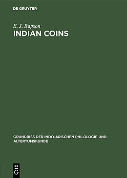 E-Book (pdf) Indian coins von E. J. Rapson
